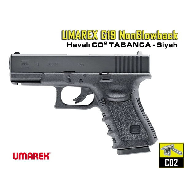 UMAREX Glock 19 NONBLOWBACK Havalı Tabanca 4.5 mm